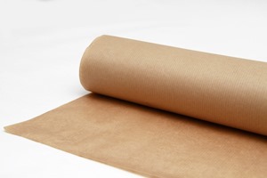 Ribbed kraft paper for automotive painting