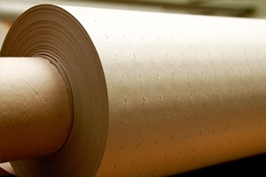 Perforated kraft paper for textile
