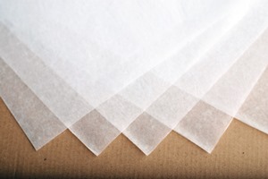 Silk white paper