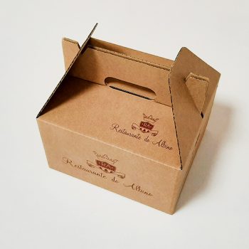 caixa cartao embalagens takeaway restaurante uber eats entregas