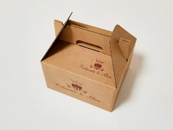caixa cartao embalagens takeaway restaurante uber eats entregas